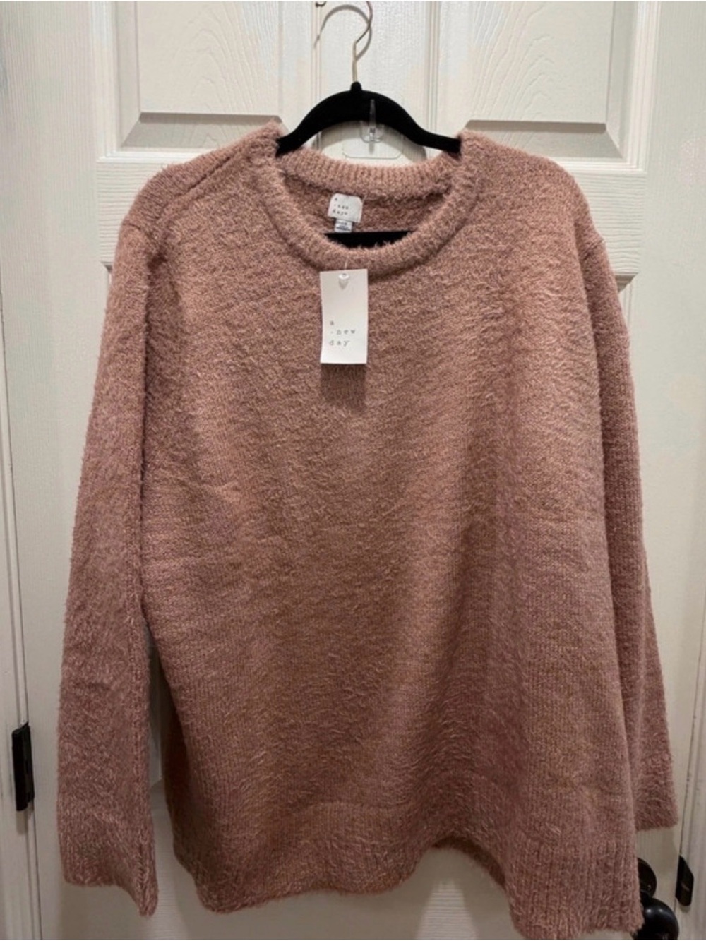 Cozy Brown Women's Crewneck Sweater by A New Day 2X NWT